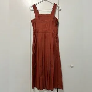 open lace back dress Chic Dress with Puff Sleeves & Pleated Details